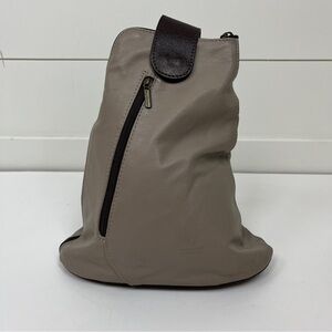 Vera Pelle Italian Leather Convertible Backpack